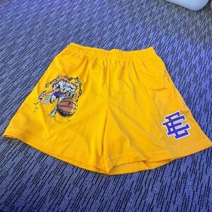 Eric Emanuel x Warren Lotas collab mesh shorts size XL.